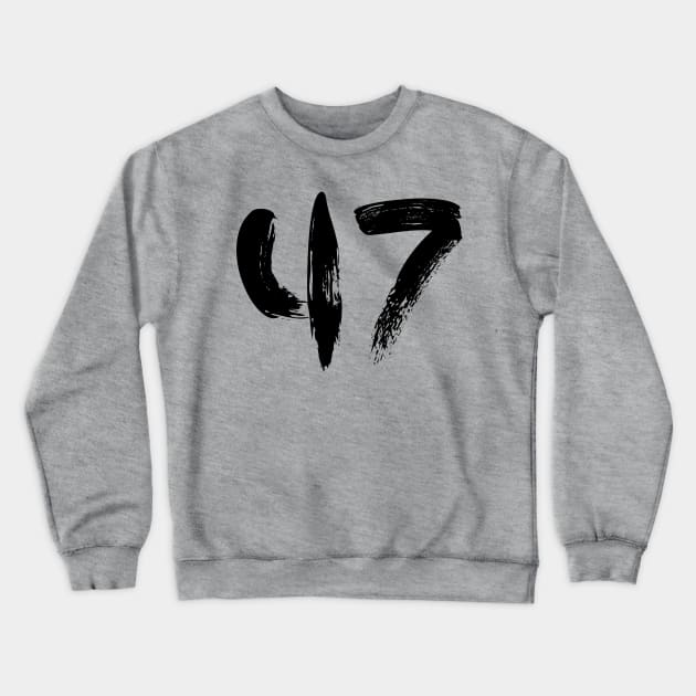 Number 47 Crewneck Sweatshirt by Erena Samohai